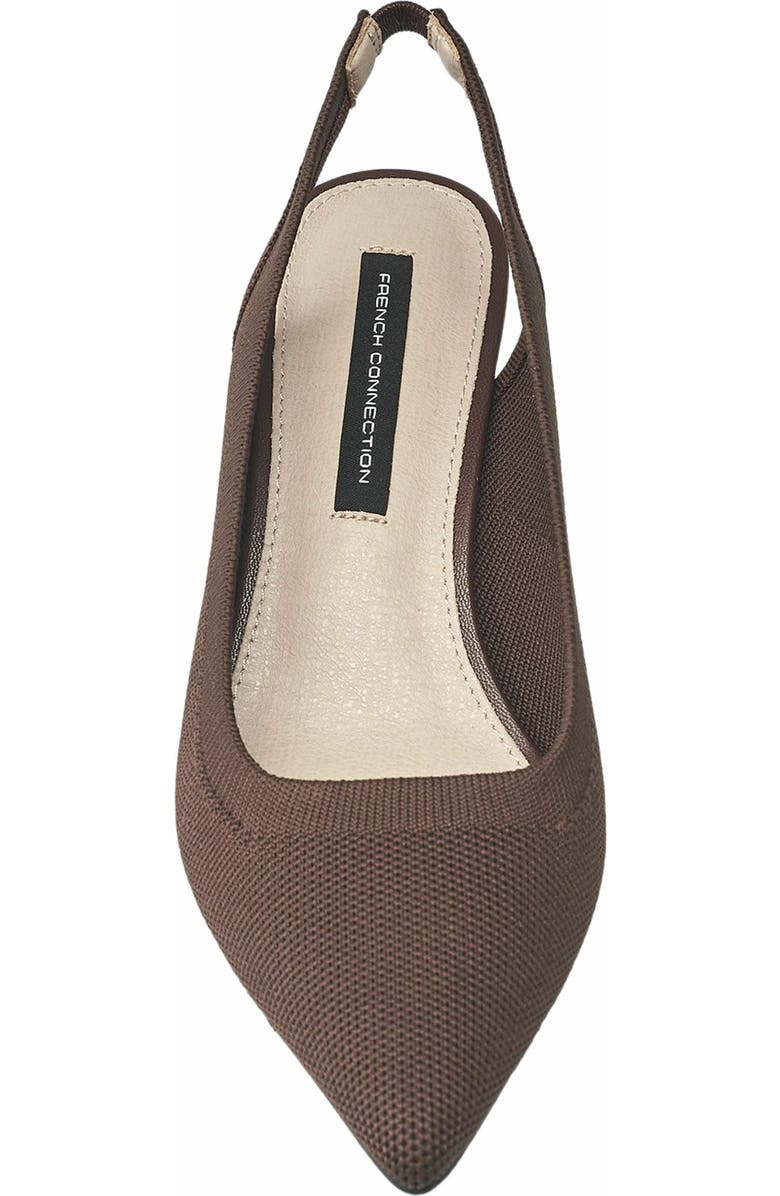 French Connection Viva Slingback Heel, Alternate, color, Cafe