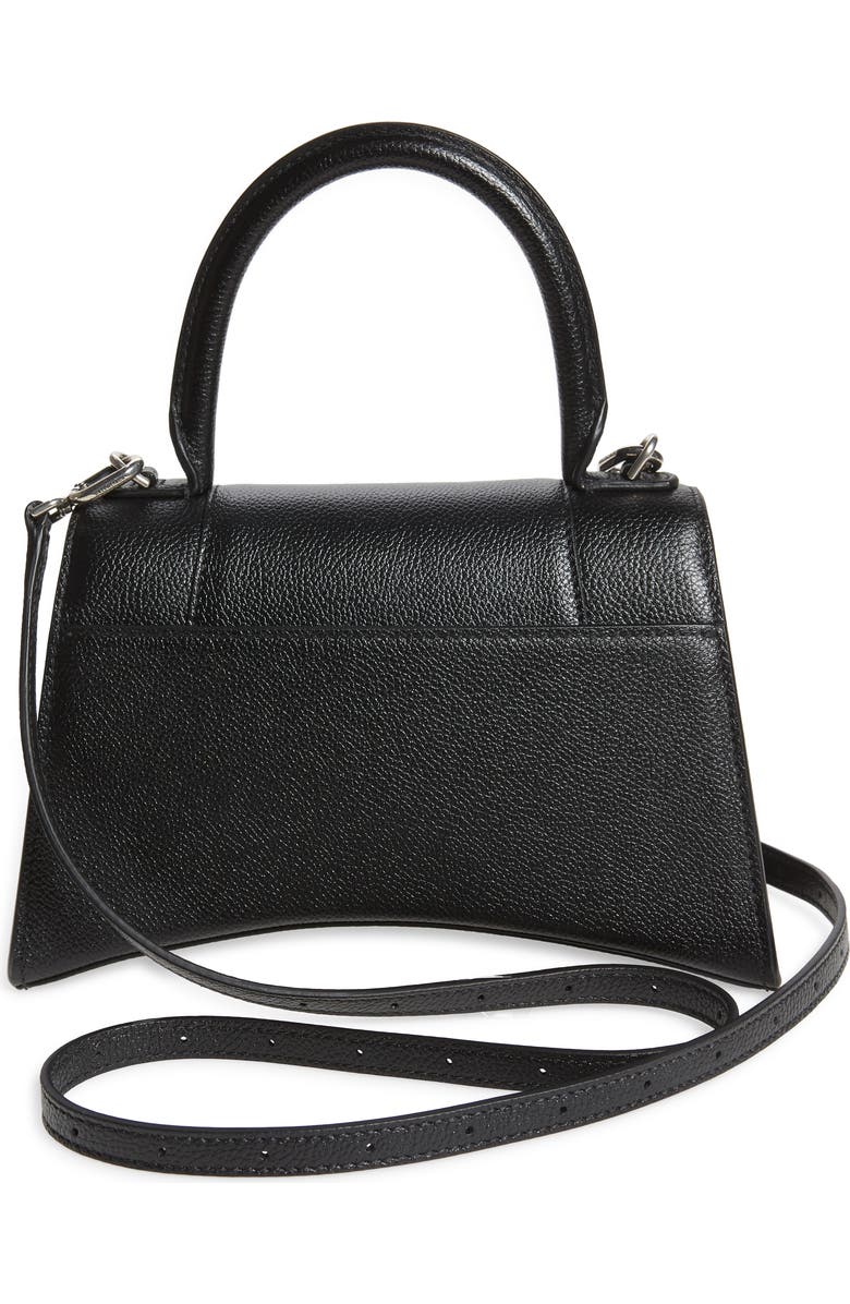 Balenciaga Small Hourglass Leather Top Handle Bag, Alternate, color,