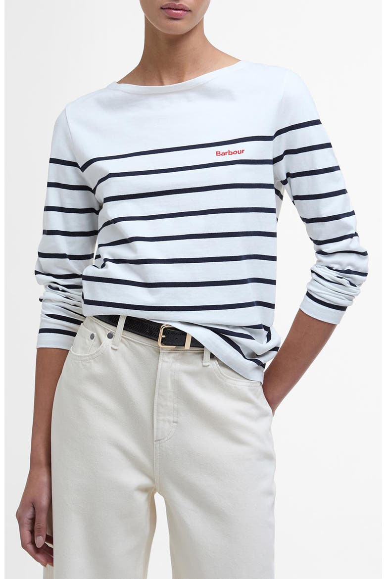 Bradley Stripe Cotton Top, Main, color, CLOUD STRIPE