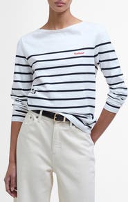 Barbour Bradley Stripe Cotton Top
