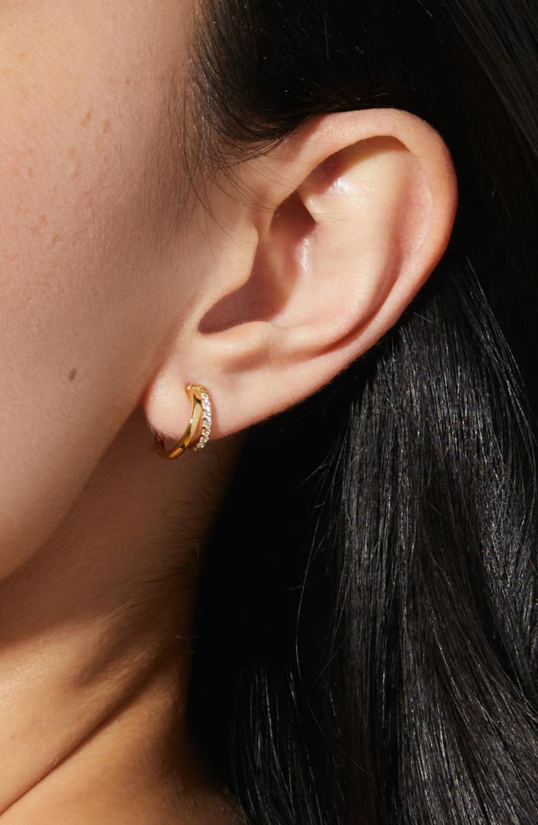 Ana Luisa Double Hoop Earrings - Toda Mini, Alternate, color, 