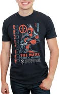 Marvel Men's Marvel The Merc with a Mouth 1991 Poster  Graphic T-Shirt