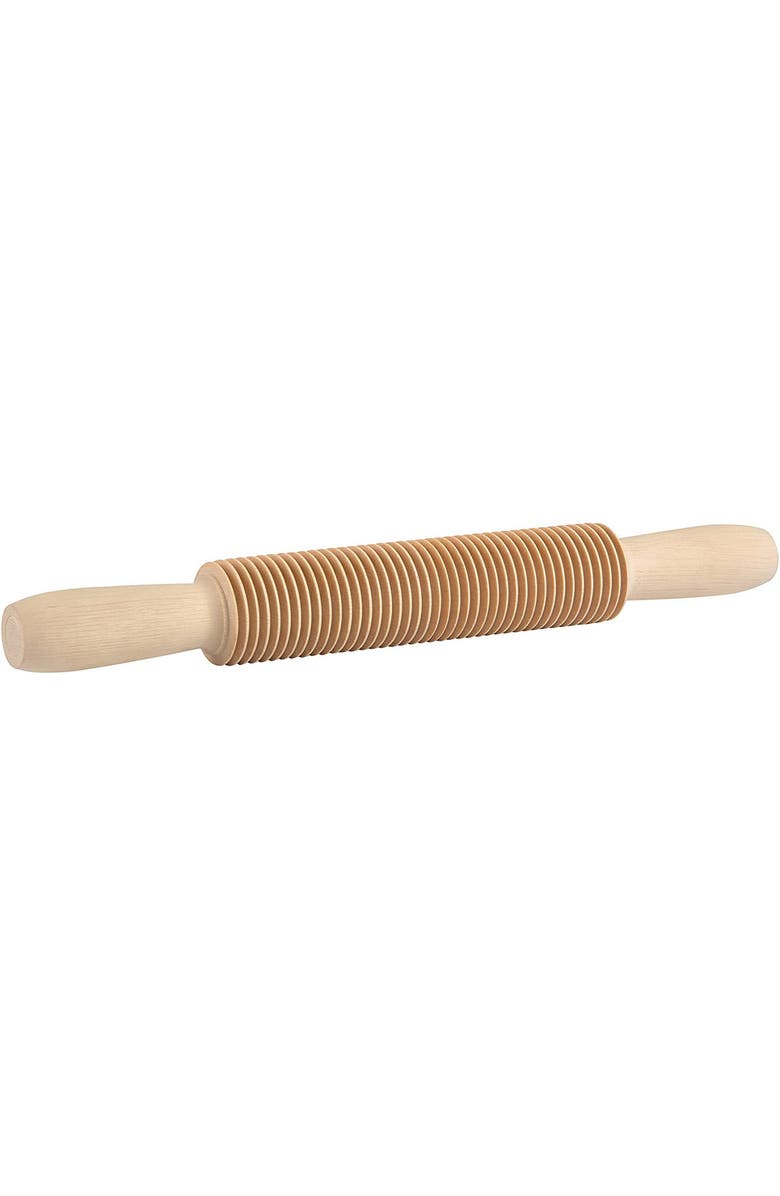Kuchenprofi Wooden Pasta Cutter, 12-Inch, Spaghetti, Main, color, Beige