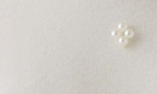 Lk Bennett Buttercup Beaded Merino Wool & Cotton Sweater In White
