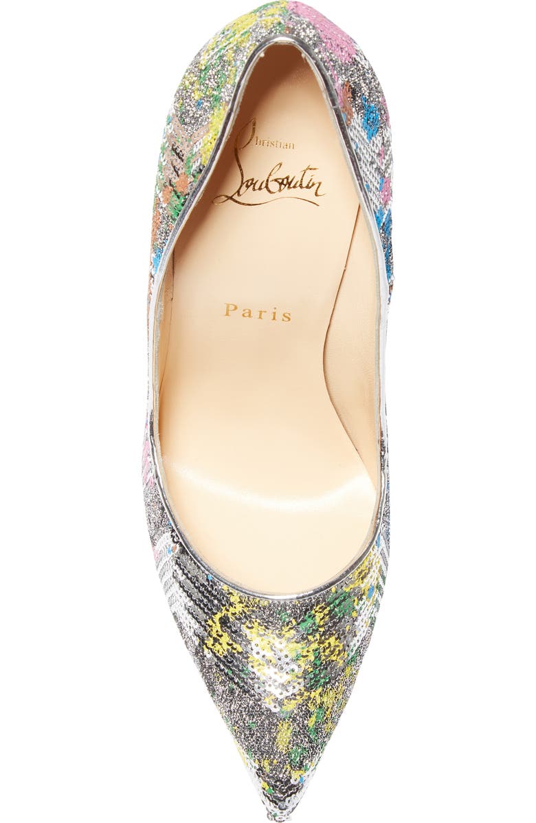 Christian Louboutin So Kate Sequin Pump, Alternate, color,