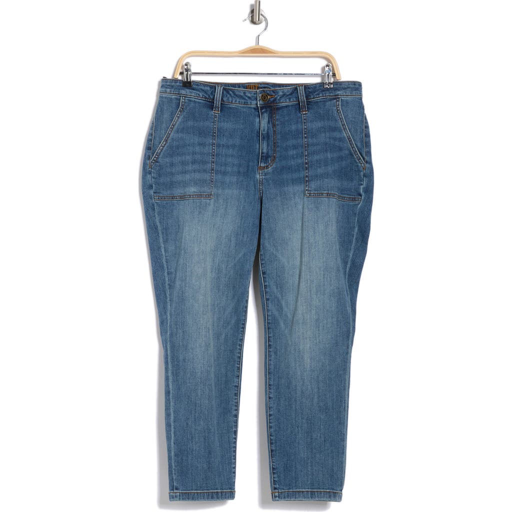 Kut From The Kloth Katy Ankle Straight Leg Jeans In Dahlia