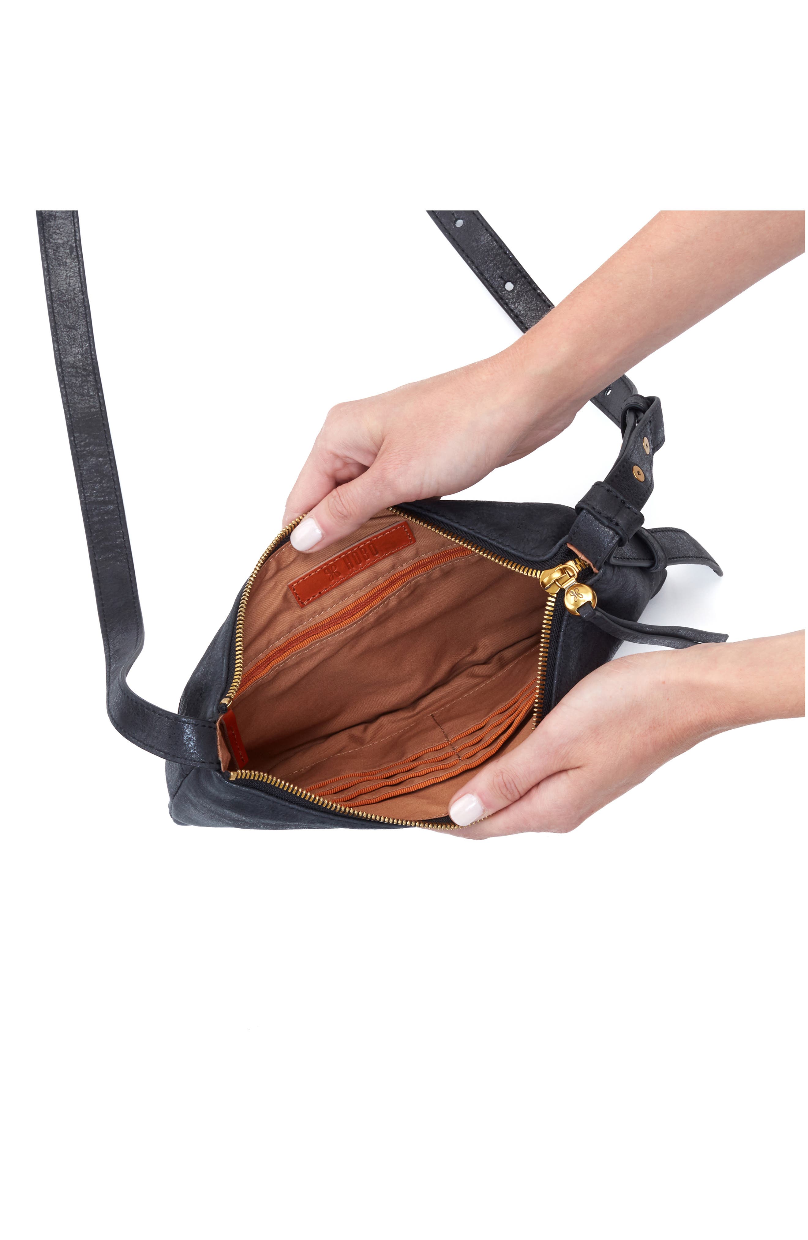 HOBO Paulette Small Leather Crossbody Bag, Alternate, color, 