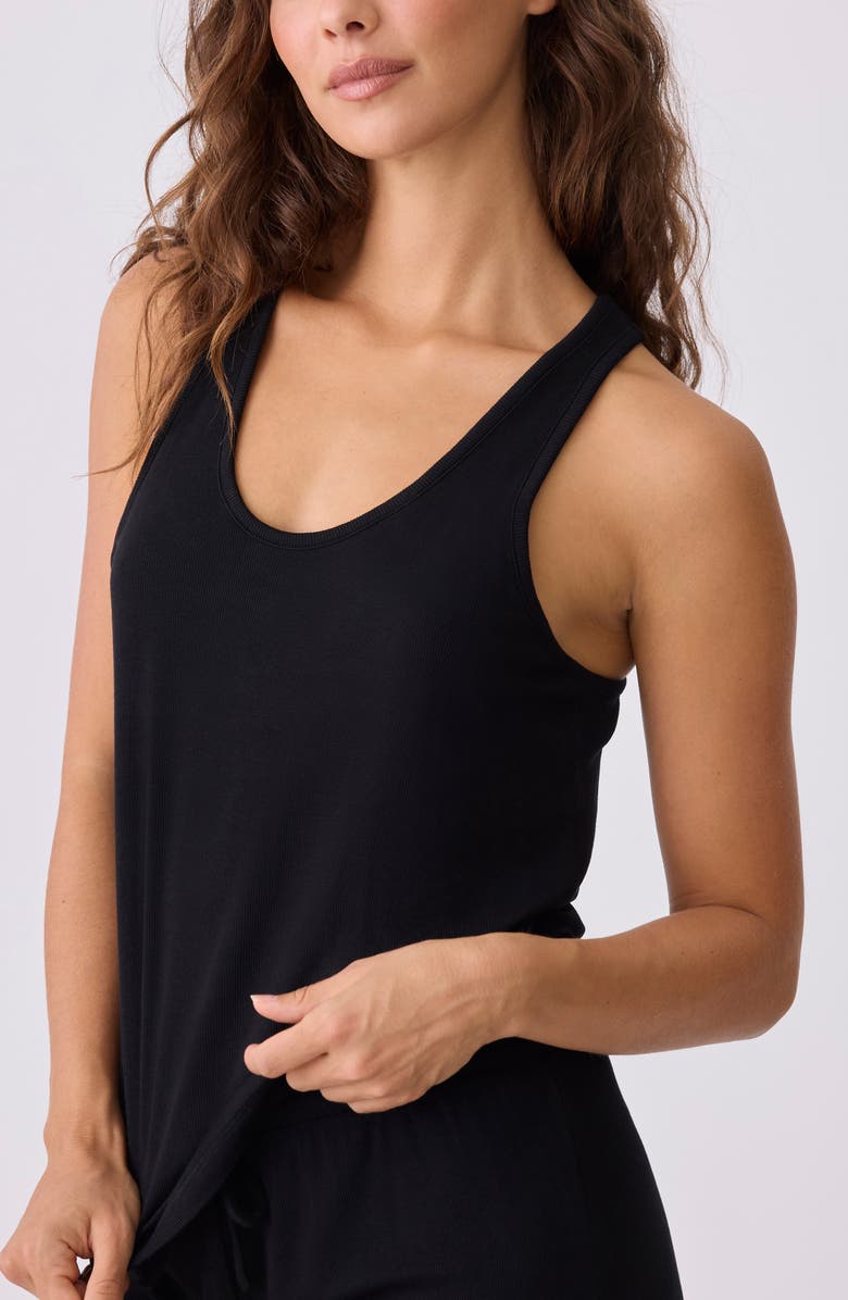PJ Salvage Lacey Basics Rib Sleep Tank, Main, color,