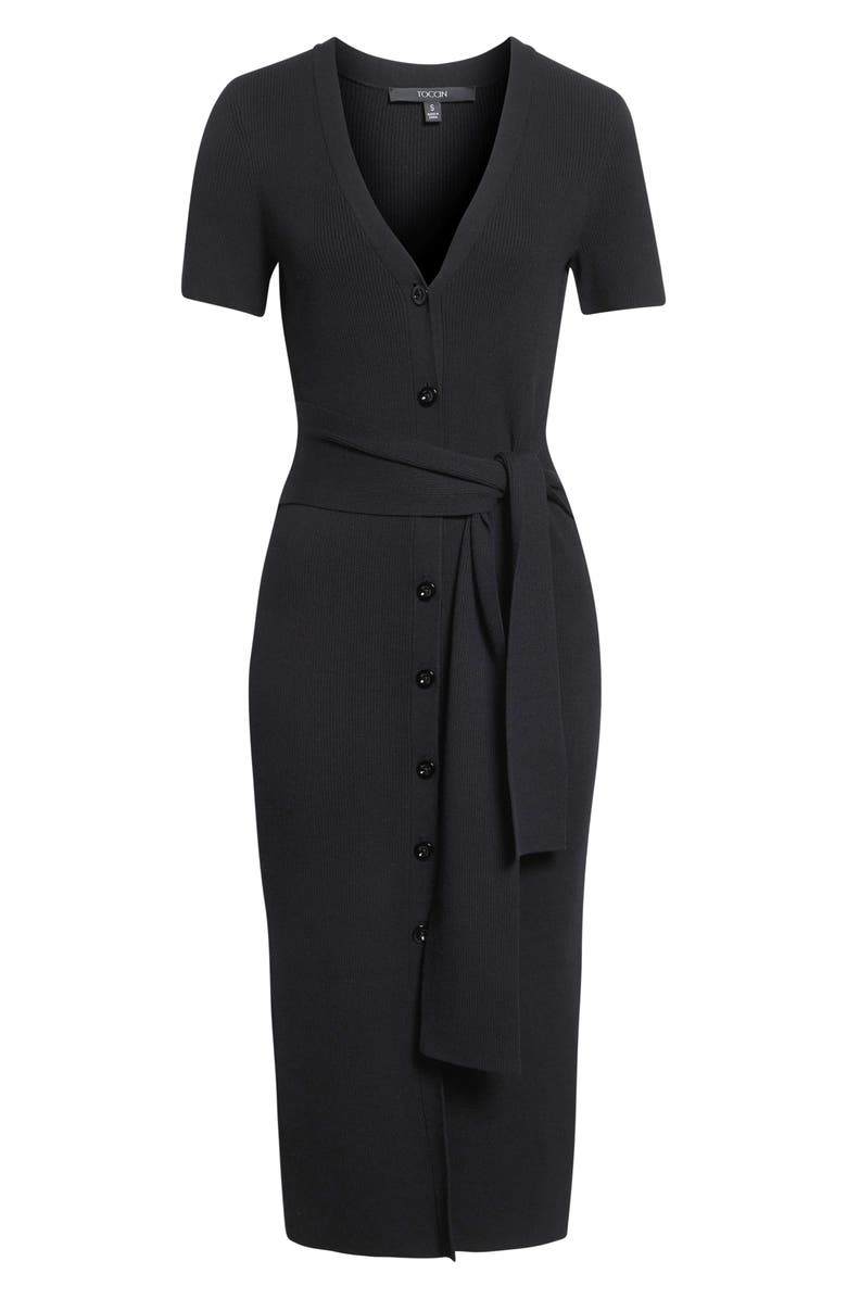 Toccin Agnes Short Sleeve Sweater Dress, Alternate, color, 