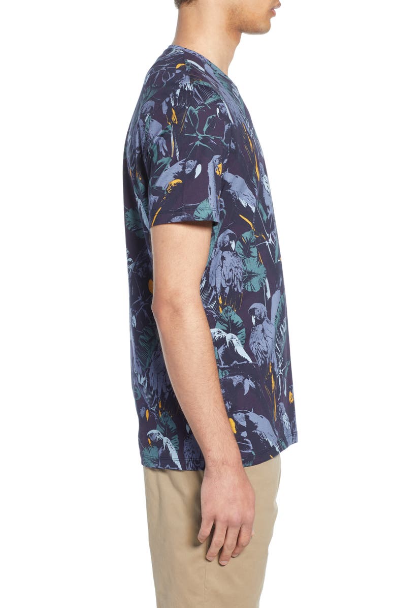 Ted Baker London Beakme Parrot Print T-Shirt, Alternate, color, 