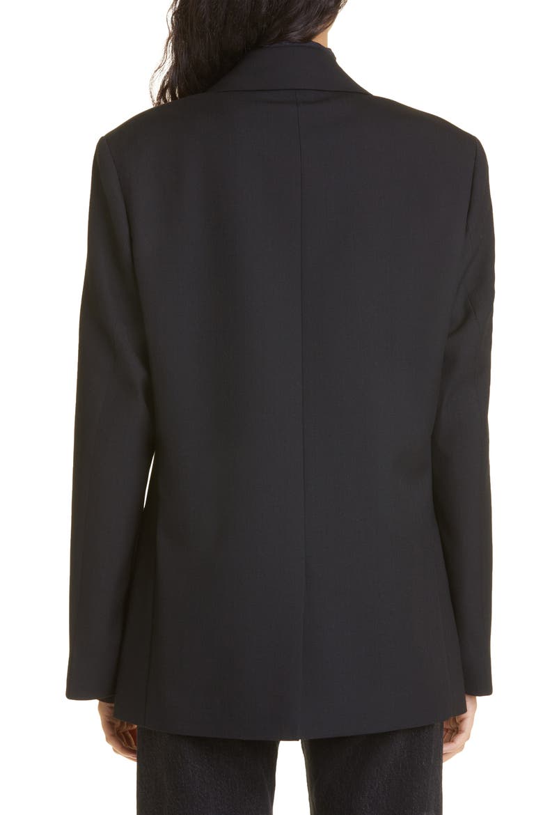 Jillie One-Button Blazer, Alternate, color, BLACK