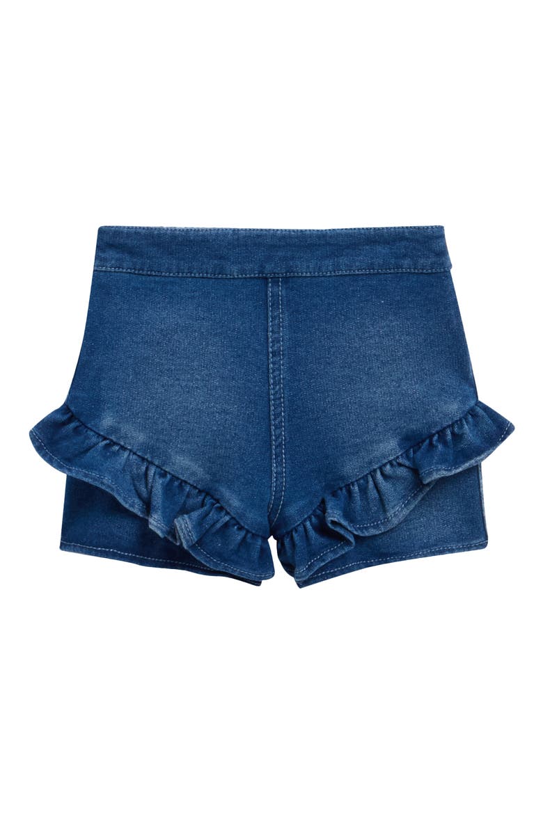 Ruffle Shorts, Main, color, DARK STONE