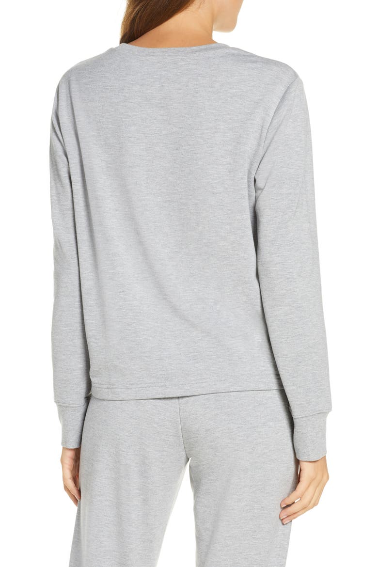 Fleece Pullover, Alternate, color, GREY MEDIUM HEATHER