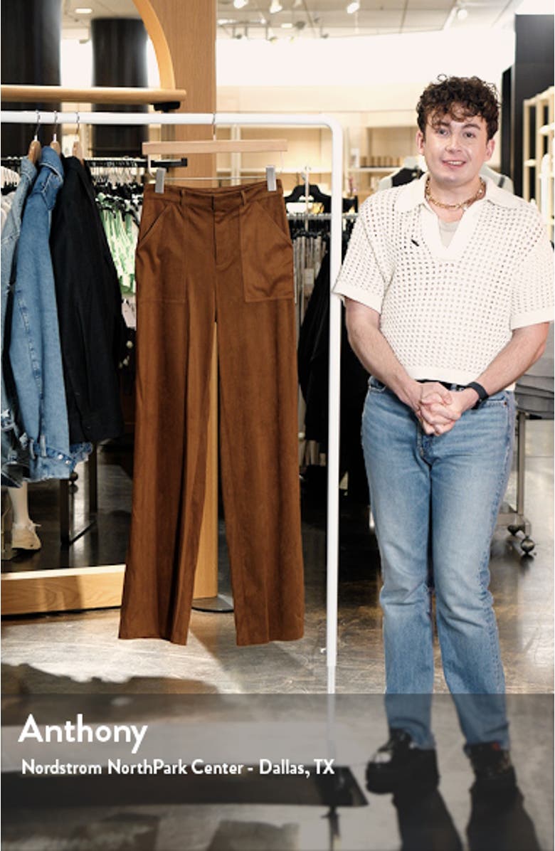 Edwina Faux Suede Pants, sales video thumbnail