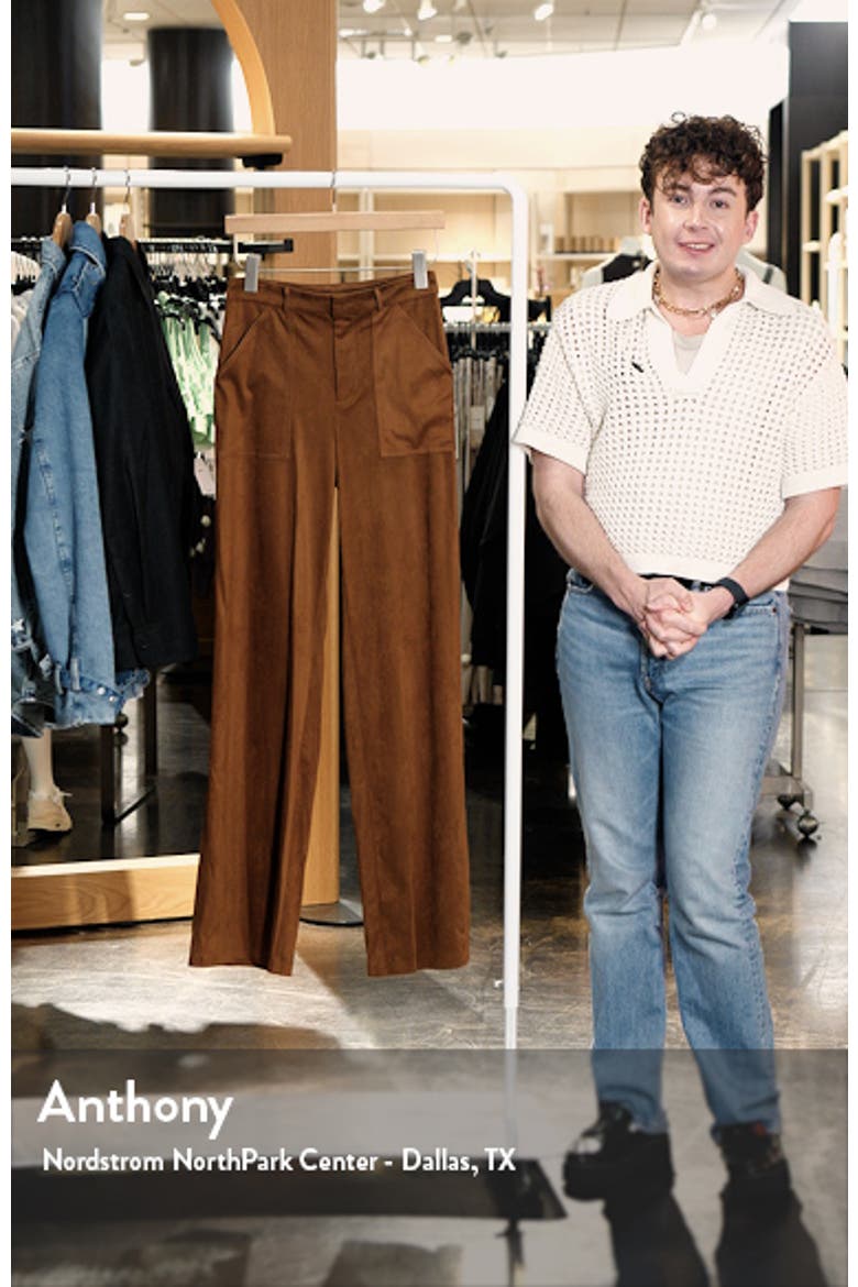 Edwina Faux Suede Pants video