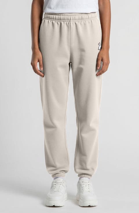 Heartly Ghost Midweight Relaxed Fleece Track Pants
