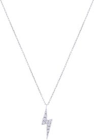 The Lovery Fine Jewelry Diamond Lightning Bolt Necklace