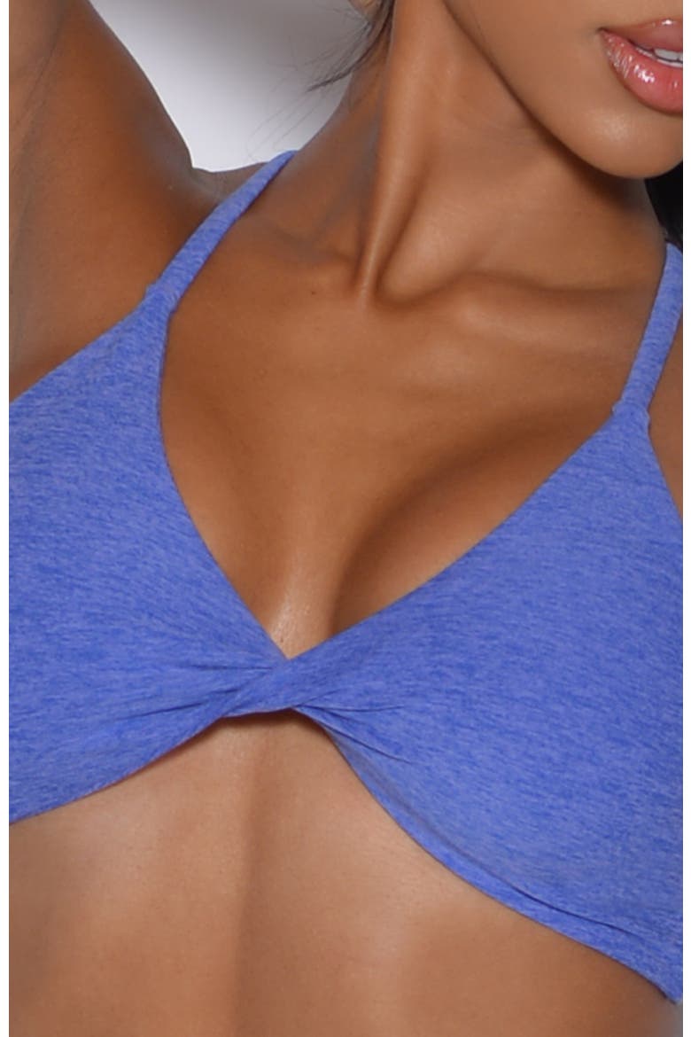 Twist Mini Bra, Alternate, color, Violet Blue