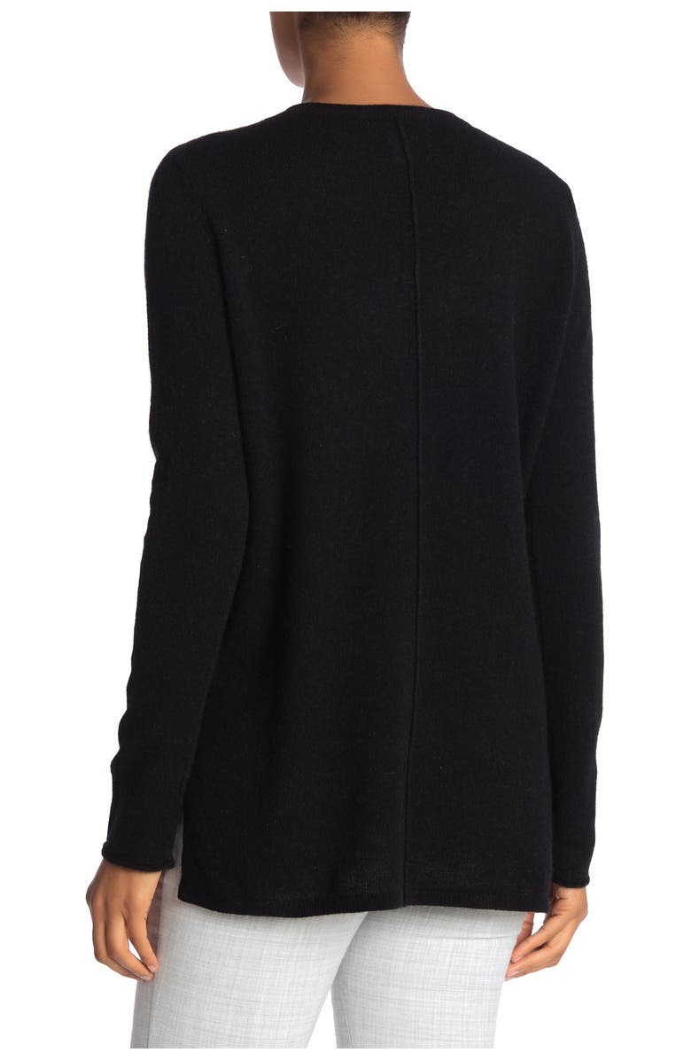 M Magaschoni Cashmere V-Neck Tunic Sweater, Alternate, color,