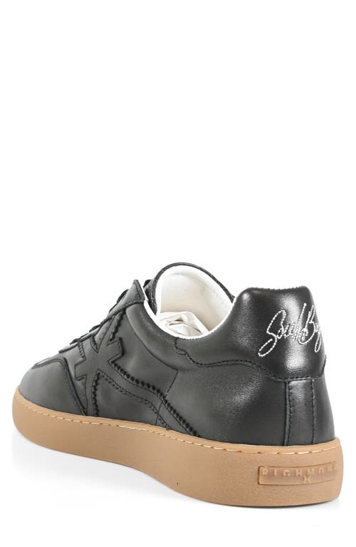 John Richmond Low Profile Sneaker In Black