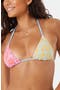 Tapestry Patchwork Triangle Bikini Top