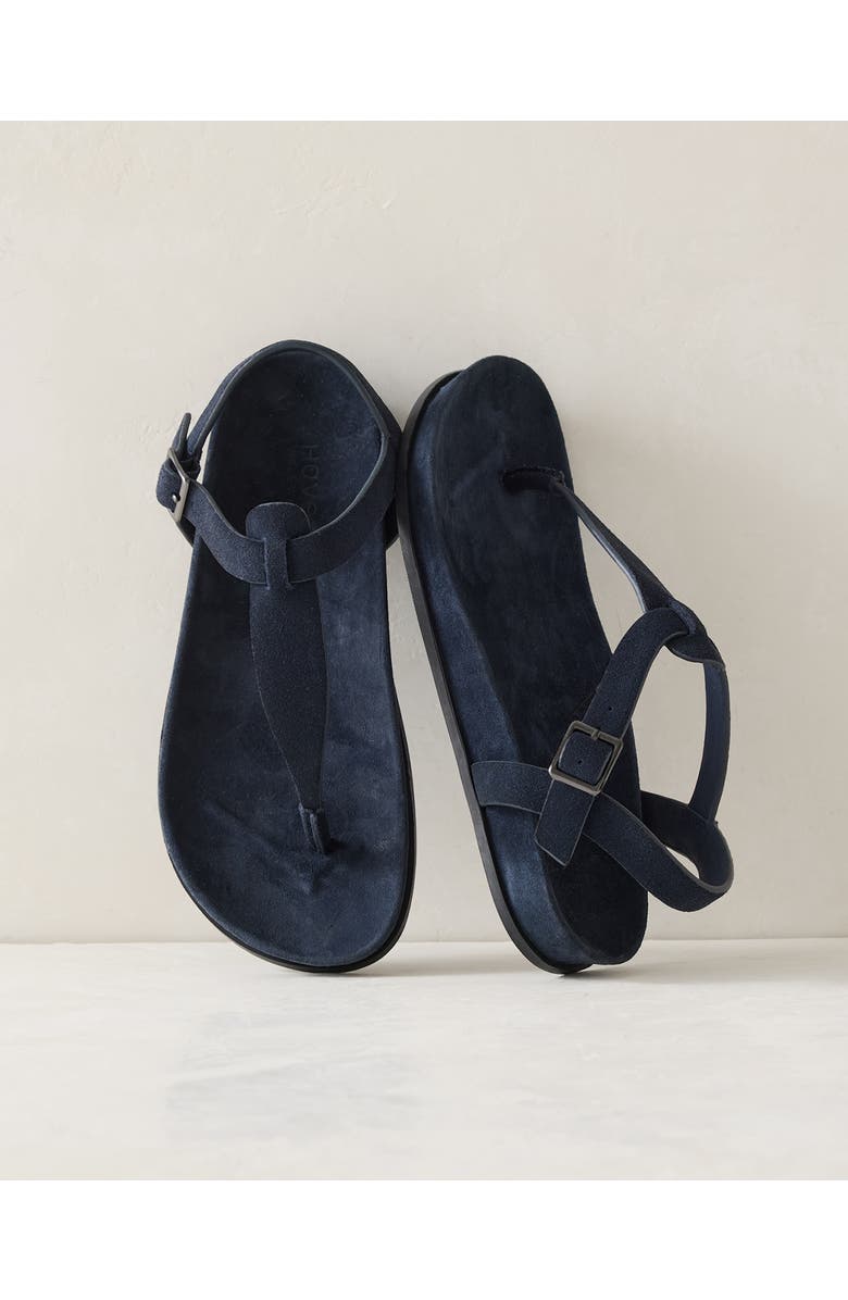 Haven Well Within Suede Thong Sandals, Main, color, Nightfall