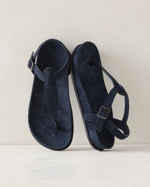 Suede Thong Sandals