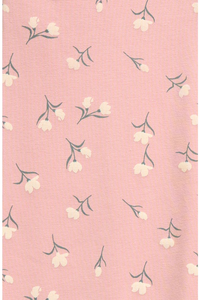 Sweet Flowers Zip Romper, Alternate, color, PINK