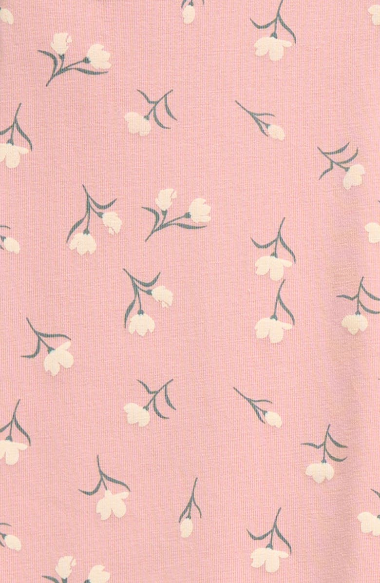 TINY TRIBE Sweet Flowers Zip Romper, Alternate, color, 