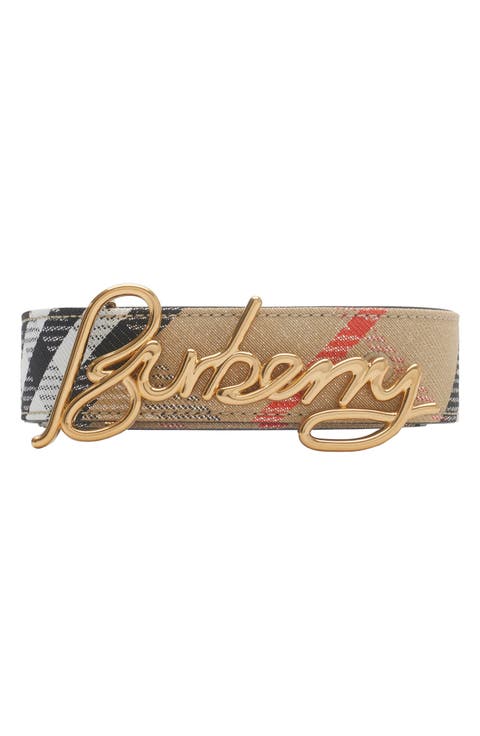 Signature Buckle Reversible Belt