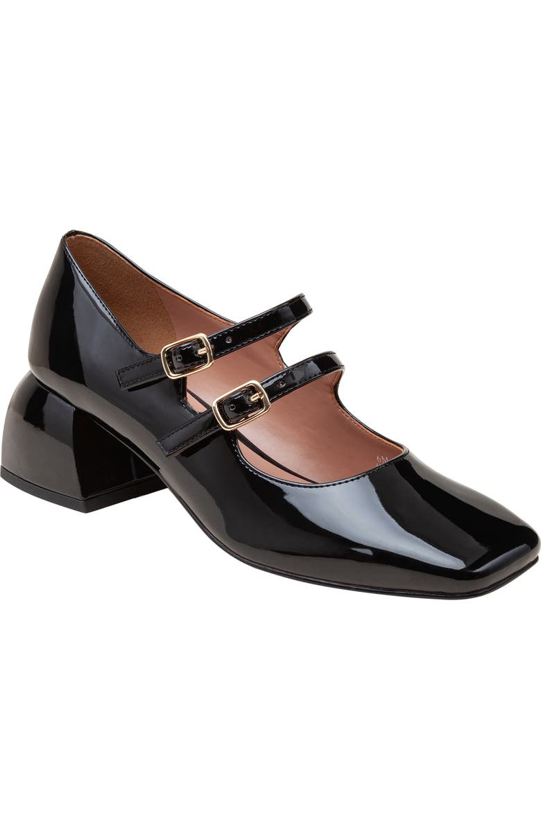 Linea Paolo Mischa Mary Jane Pump, Main, color, Black