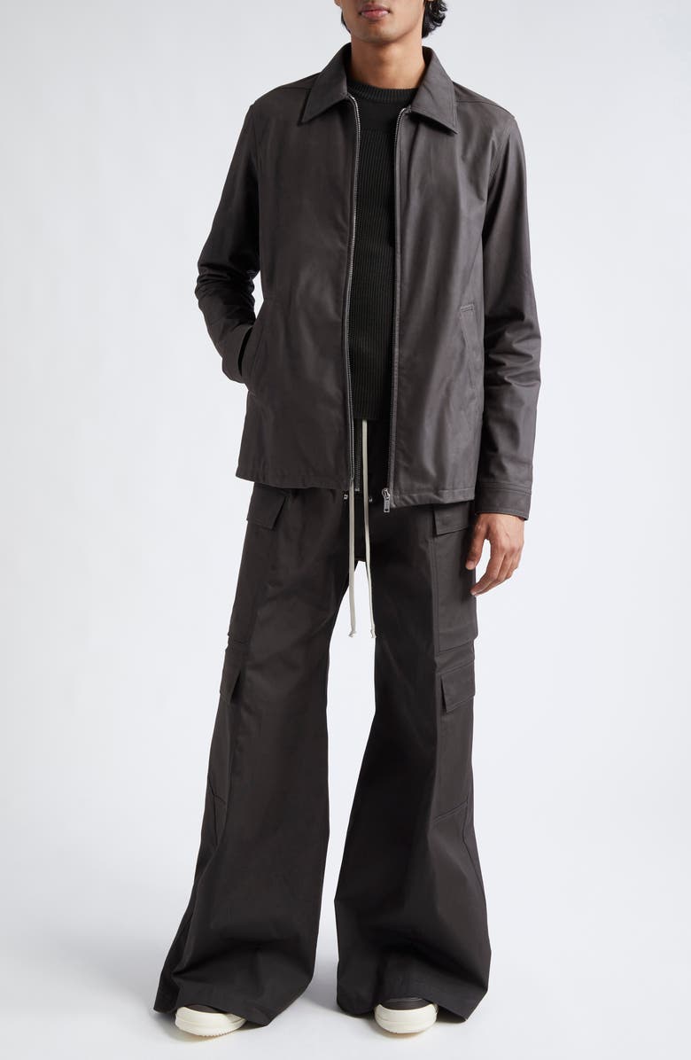 Rick Owens Porterville Brad Leather Jacket, Alternate, color, 