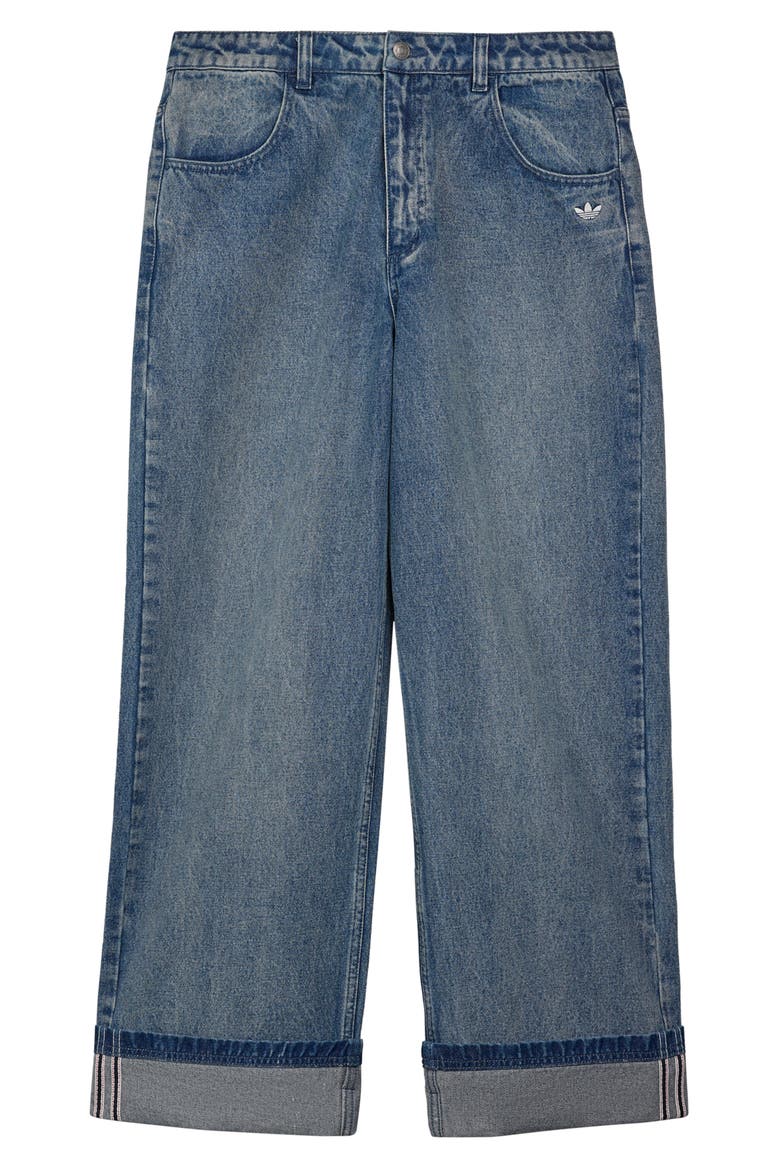 Originals Straight Leg Jeans, Main, color, MEDIUM BLUE DENIM