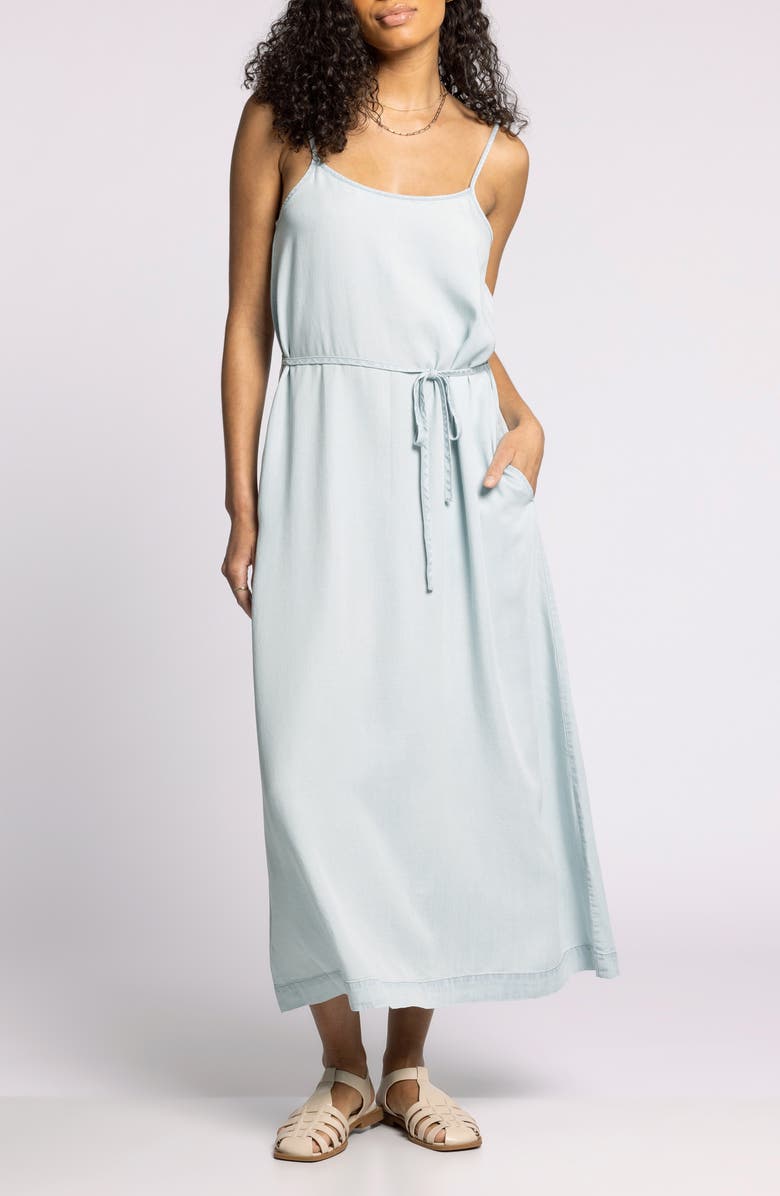 Thread & Supply Lyra Chambray Maxi Dress, Main, color, Jolie Wash
