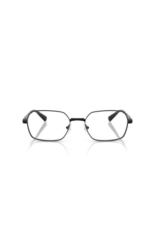 Michael Kors 56mm Square Optical Glasses In Metallic