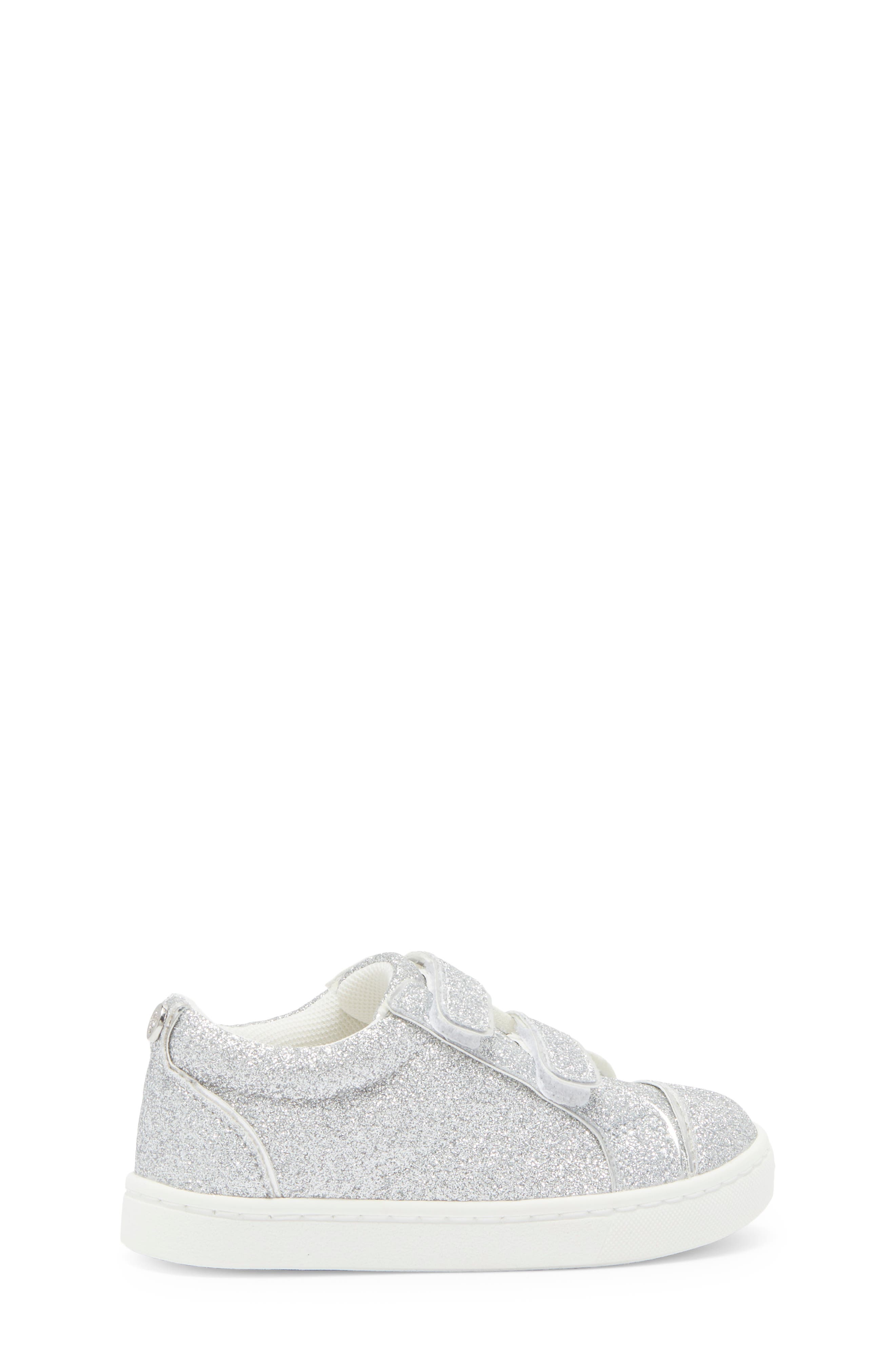 Nina Kids' Metallic Sneaker, Alternate, color, Slvglt
