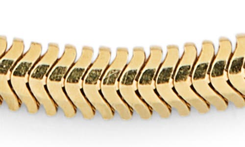 Argento Vivo Snake Chain Anklet In Gold