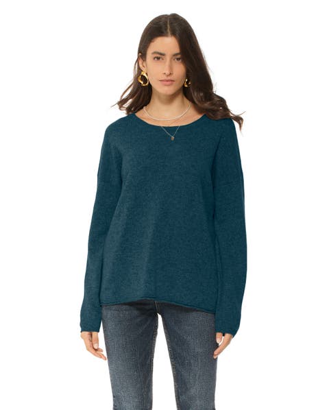 Pure Cashmere Lightweight Relaxed Crewneck Sweater