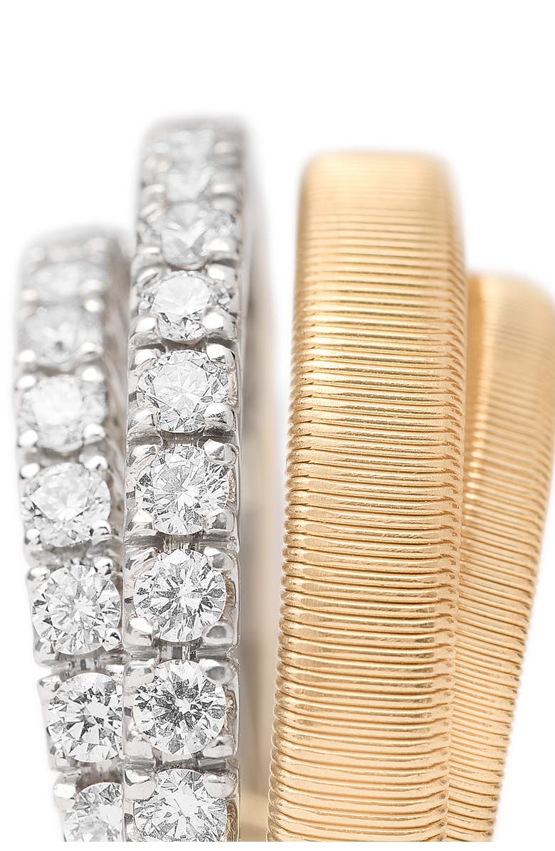 Marco Bicego Masai Diamond Ring, Alternate, color, Yellow Gold/ Diamond