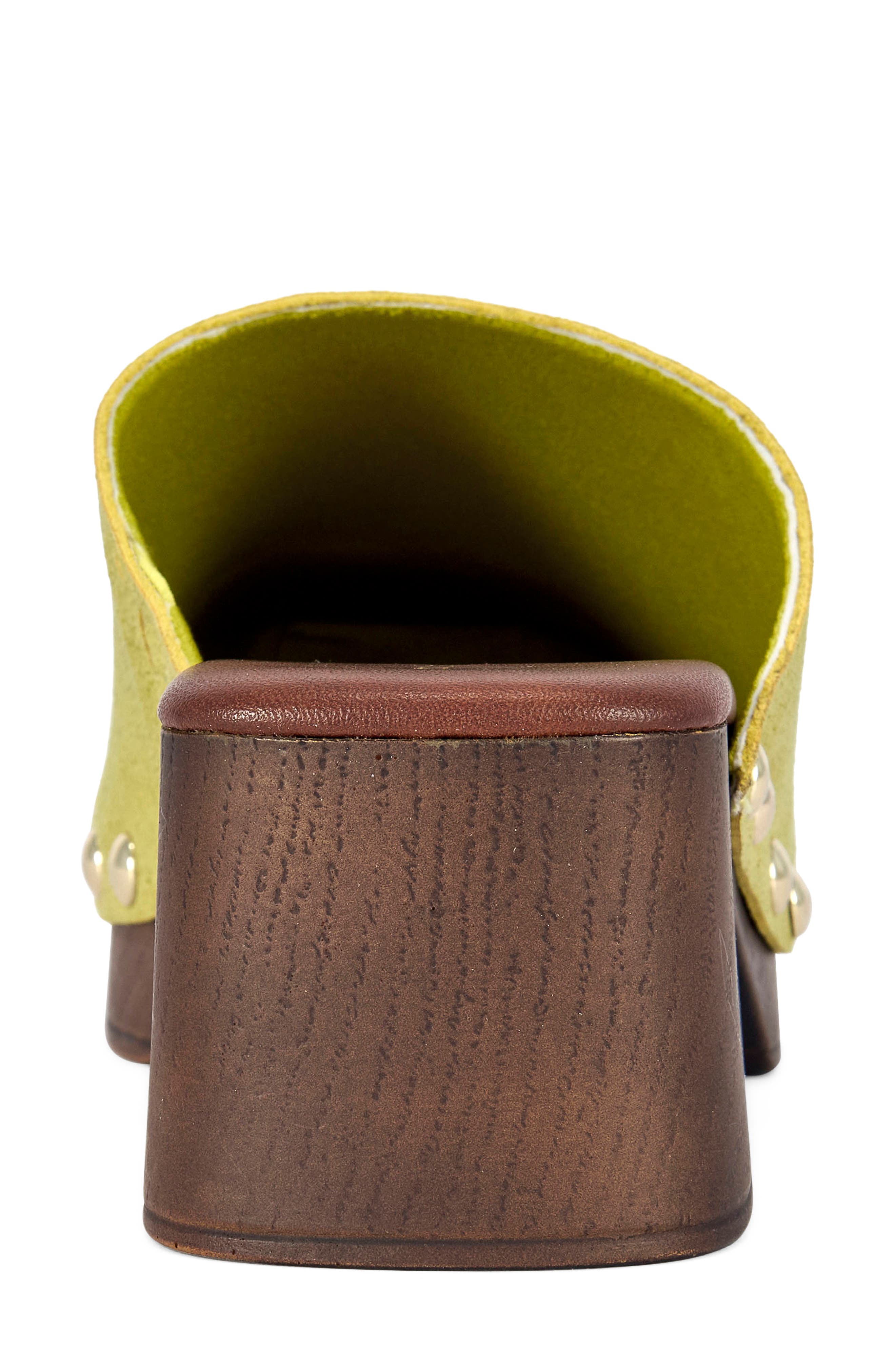 Walinda Suede Clog, Alternate, color, CITRON
