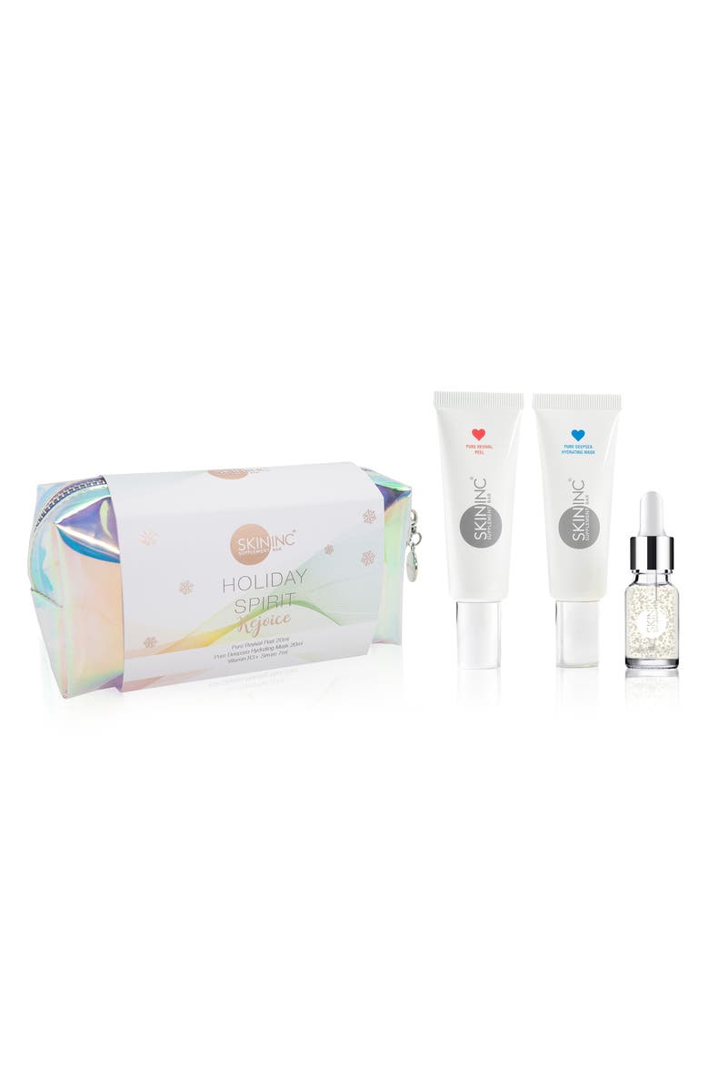 SKIN INC<sup>®</sup> SUPPLEMENT BAR Skin Inc. Holiday Spirit Rejoice Skin Care Set, Main, color, 
