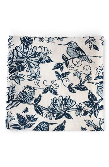 French Home Honeysuckle Cotton Twill Dinner Napkins In Multi