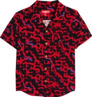 ICECREAM Kids' Magma Short Sleeve Button-Up Shirt