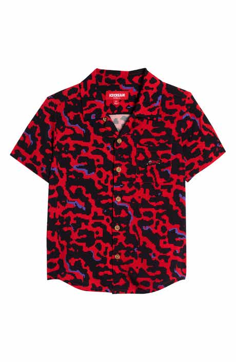 Kids' Magma Short Sleeve Button-Up Shirt
