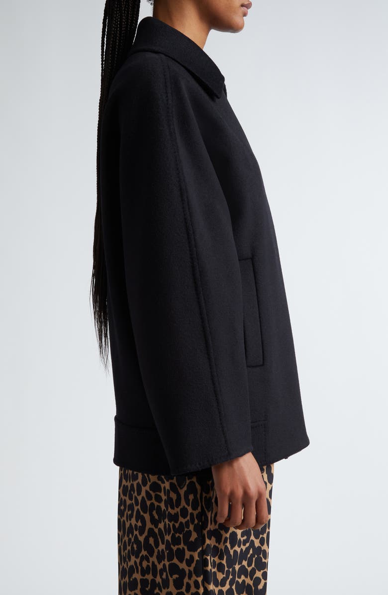 Max Mara Rotondo Double Breasted Virgin Wool Jacket, Alternate, color,