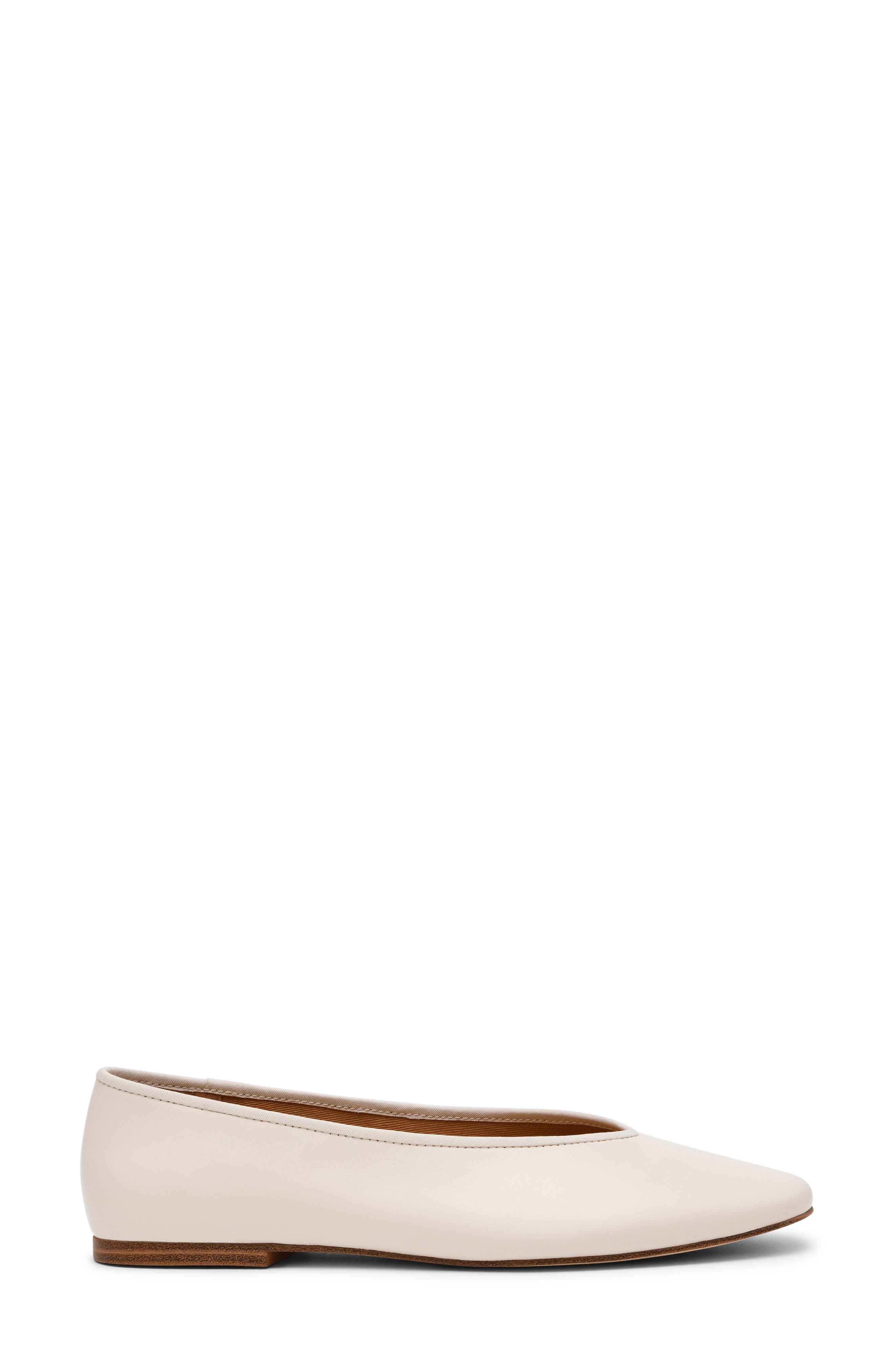 Steve Madden Pipa Ballet Flat, Alternate, color, Bone Leather