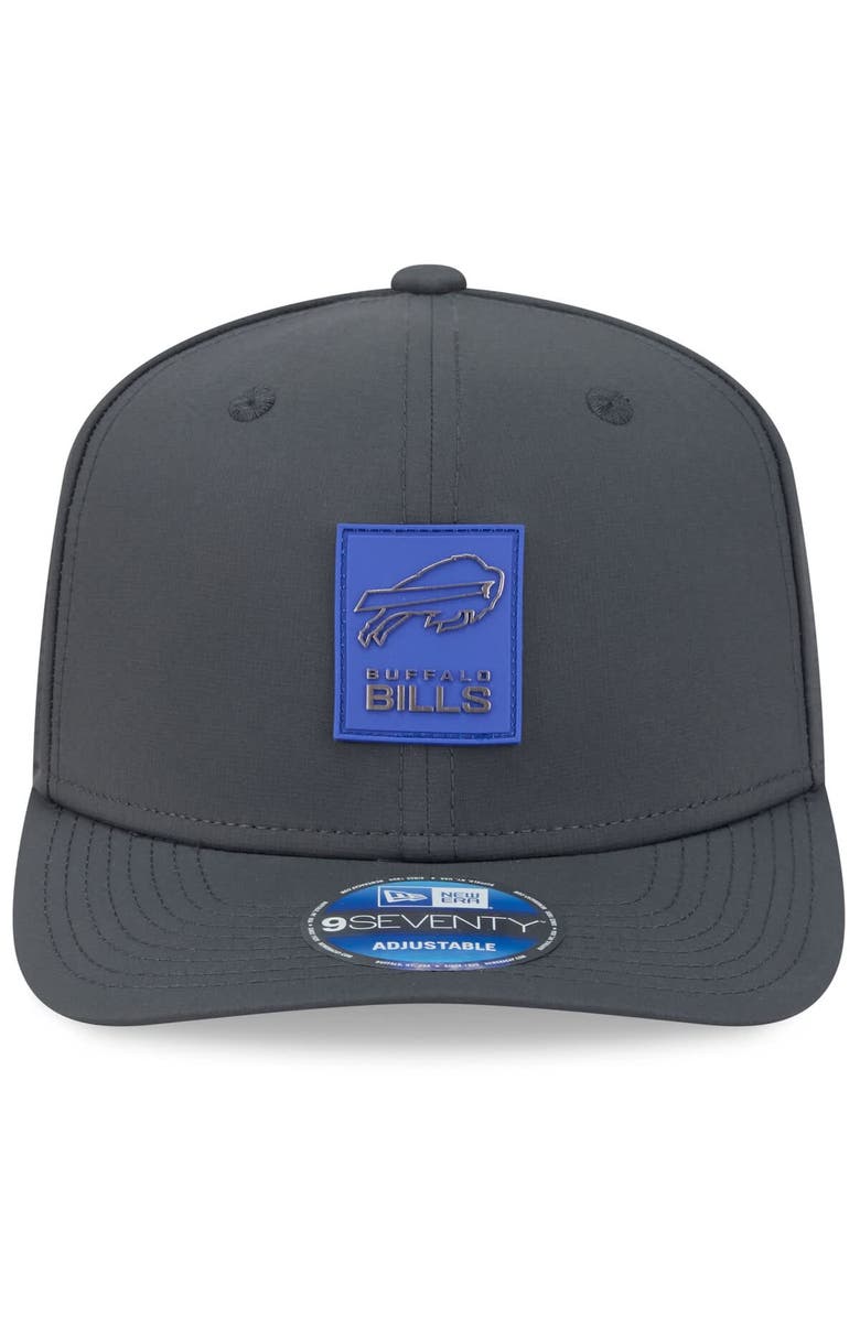 New Era Men's New Era Charcoal Buffalo Bills 2025 Sideline Cold Weather 9SEVENTY Adjustable Hat, Alternate, color, Charcoal