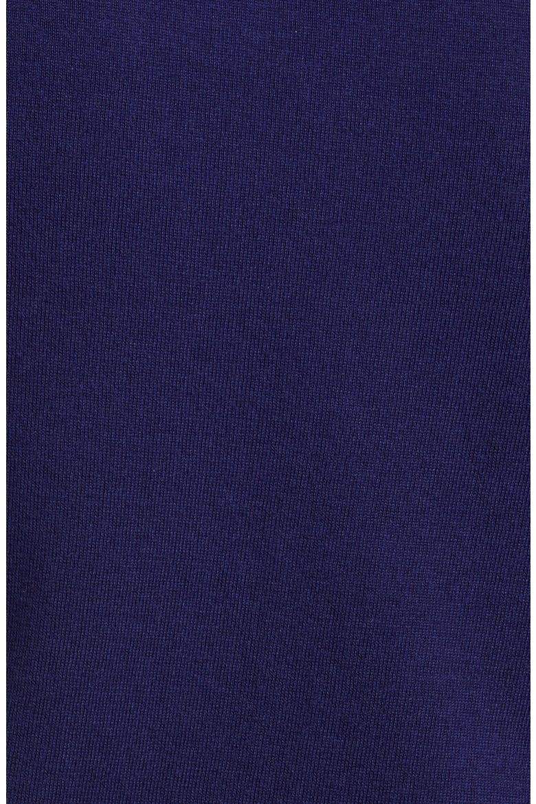 Crop Cotton Blend Cardigan, Alternate, color, NAVY