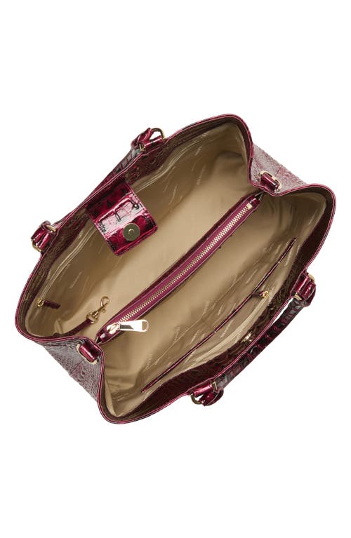 Brahmin Denise Croc Embossed Leather Tote