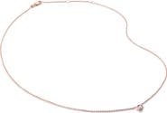 Monica Vinader Diamond Solitaire Pendant Necklace